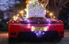 Святой Николай развозит подарки на Ferrari Enzo