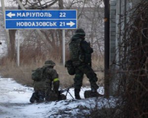 Боевики наступают в районе Мариуполя