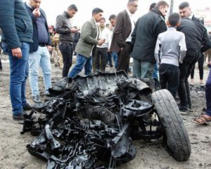 На рынке взорвался автомобиль: 12 человек погибли