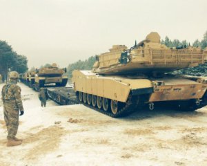 В Польшу прибыла первая партия танков из США