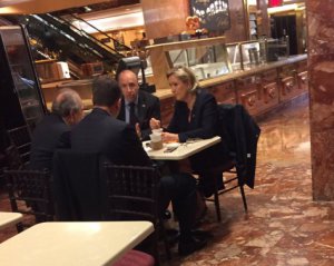 Ле Пен посетила штаб Трампа