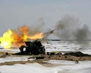 Боевики проводят артиллерийские учения