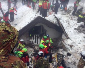 Зросла кількість загиблих у накритому лавиною готелі