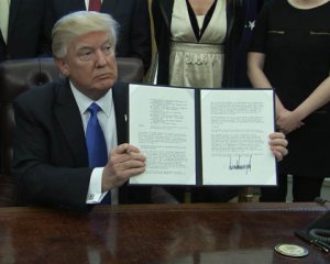 Трамп продолжает выполнять обещания