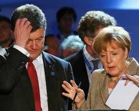 Порошенко летит к Меркель