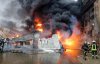 В Киеве горит судноремонтный завод