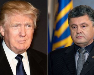 З&#039;явилися подробиці розмови Порошенка з Трампом