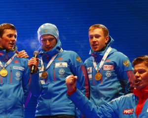 Організатори ЧС з біатлону переплутали гімн Росії при нагородженні