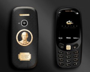 Nokia 3310 із золотим Путіним з&#039;явилась у Росії