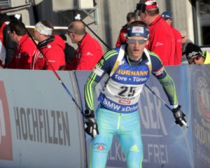 Українські біатлоністи провалили гонку переслідування