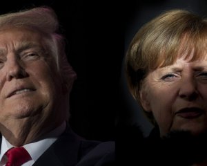 Донбасс и Путин - главные темы разговора Трампа и Меркель