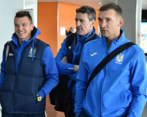 Сборная Украины начала подготовку к матчу против Хорватии