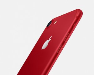 Apple выпустила лимитированную серию красных iPhone 7