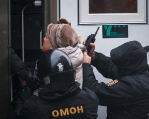 Массовые задержания в Минске сняли с высоты птичьего полета