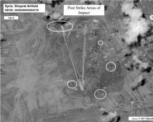 Ракеты США уничтожили 20% боевой авиации Асада