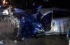 Авария на Набережной: авто превратилось в груду металлолома
