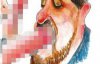 Charlie Hebdo нарисовал Кадырова с пенисом во рту