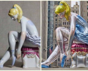 Безграничное плагиат: американская скульптура похожа на украинскую статуэтку