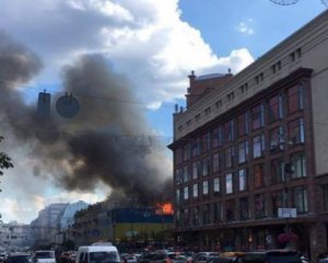 Масштабный пожар в центре столицы локализован