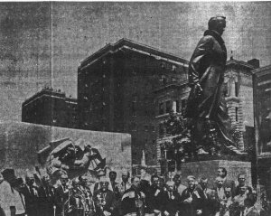 На открытие памятника Шевченка в Вашингтоне пришли 100 тысяч украинцев