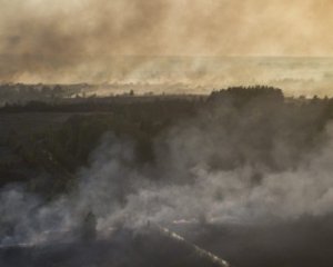 У Чорнобильській зоні відчуження масштабна пожежа