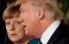 Трамп и Меркель обсудили войну на Донбассе