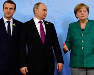 Путін, Макрон і Меркель говорили про Україну