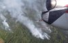 Украинская авиация сбросила 302 тонны воды для тушения лесных пожаров