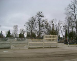 Под Киевом начали незаконное строительство кладбища