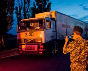 На Донбассе засекли российские фуры для особого груза