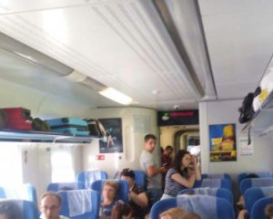 Пасажири &quot;Інтерсіті&quot; їхали стоячи зі столиці до Одеси