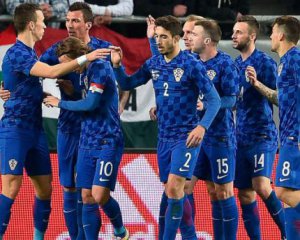 Збірна Хорватії назвала склад на матч з Україною