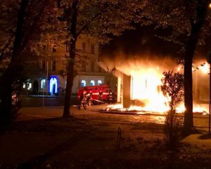 У Львові вночі згорів "Сбербанк Росії"