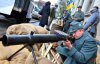 Львовскую ОГА захватили сечевые стрельцы с пушкой и пулеметом