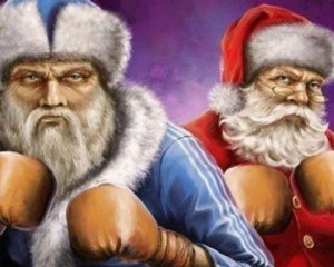 В Крыму российский Дед Мороз будет выкуривать дух американского Санты