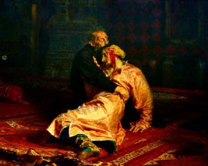 Иван Грозный забил своего сына палкой