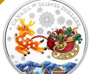 Украинка разработала дизайн канадской рождественской монеты