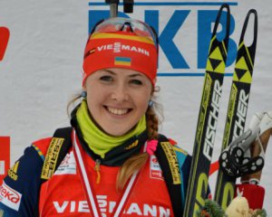 Украинская биатлонистка выиграла медаль в первой гонке сезона