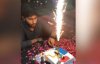 Мужчина загорелся от праздничного фейерверка на своем Дне рождения