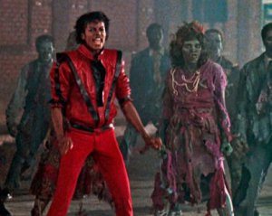 Майкл Джексон в музыкальном клипе становится танцующим оборотнем