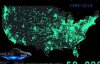 В США показали шокирующую карту появления НЛО за 10 лет
