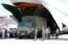 Украинским самолетом перевозят локомотивы, яхты и грузовики