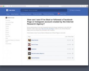 Facebook розсекретив приховані прокремлівські акаунти