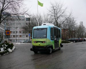В Стокгольме запустили беспилотные пассажирские автобусы