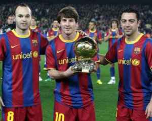 Тройка лучших игроков мира представляла один клуб