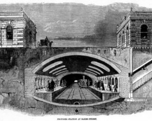 Метро в Лондоне началось из подземного перехода под Темзой