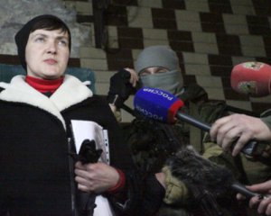 Появились подробности поездки Савченко к боевикам