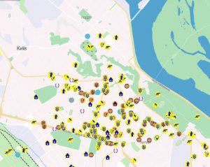 Создали интерактивную карту событий Украинской революции в Киеве