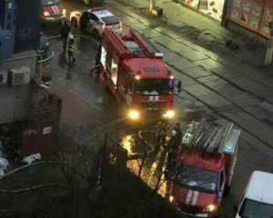 В центре Киева горел ресторан