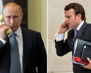 Путін і Макрон поспілкувалися про ситуацію в Україні